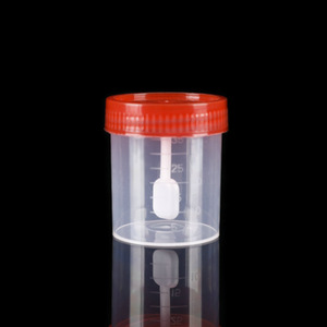 Gobelet d'échantillonnage en plastique Langjian avec bouchon à vis, plusieurs spécifications pour la collecte d'urine, de selles et de crachats - Product Image 2