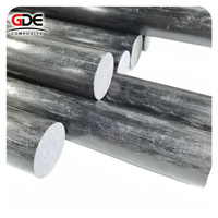Les tiges de barre ronde en Fiber de carbone pultrudée bâtons pôles personnalisés diamètre taille 4mm 5mm 6mm 8mm barre en Fiber de carbone