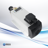 Moteur de broche refroidi par air pour machines à bois avec roulement de bout BT30 et composants de cœur de moteur, puissance 6 kW, 18 000 tr/min, JGF60-18Z/6