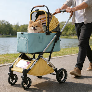 Poussette pour chien de haute qualité, légère et au design moderne, pour chien de taille moyenne - Product Image 1