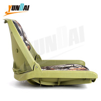 Siège de bateau camouflage pliable Banquette de bateau camouflage confortable pour Jon Boat