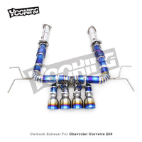 Système d'échappement complet en titane à montage direct avec collecteur catalytique et soupape OEM pour Chevrolet CORVETTE C8 Z06 2019-2025