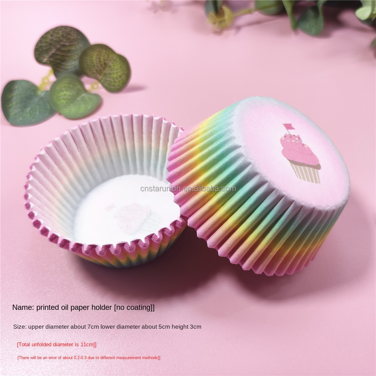 เค้กที่มีสีสัน (100ชิ้น)