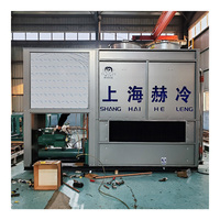 Équipement de réfrigération à échange thermique Compresseur Congélateur Condenseur Moteur Ammoniac Refroidissement par évaporation Chambre froide Grande Industrielle