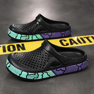 Sabots unisexes à semelle creuse en EVA, antidérapants, à semelle souple, pour l'extérieur, le jardin, la conduite, talon de 3 cm, sandales d'été confortables - Product Image 4