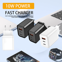 Pengisi daya dinding Multi port, pengisi daya Cepat Tipe c USB a Multi port baru 2025, soket adaptor perjalanan colokan US EU UK