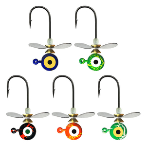 หัวจิ๊กทรงกลมขนาด 7.5 กรัม 11.5 กรัม พร้อมใบพัด สำหรับตก<span class=keywords><strong>ปลา</strong></span>แครปปี้ วอลอาย <span class=keywords><strong>ปลา</strong></span>กะพง <span class=keywords><strong>ปลา</strong></span>เทราต์ ตก<span class=keywords><strong>ปลา</strong></span>ในน้ำจืด อุปกรณ์ตกปลา - Product Image 2