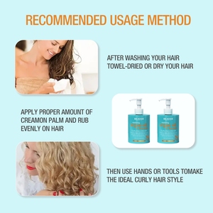 BEAVER Best Moisture Girl <span class=keywords><strong>Productos</strong></span> <span class=keywords><strong>para</strong></span> el cuidado del cabello <span class=keywords><strong>rizado</strong></span> Argan Oil Bouncy Styling Defining Enhancer Curl Cream <span class=keywords><strong>para</strong></span> cabello <span class=keywords><strong>rizado</strong></span> - Product Image 5