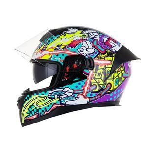 หมวกกันน็อคขี่มอเตอร์ไซค์แบบเต็มหน้าหมวกกันน็อคแบบปิดถนนใหม่<span class=keywords><strong>ล่าสุด</strong></span> - Product Image 1