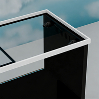 Aquarium de 120 cm, ensemble complet avec système de filtration, aquarium en verre ultra-clair pour poissons d'eau douce