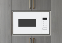 Four à micro-ondes encastrable 17L 1050W, largeur 45cm, affichage numérique LED avec fonction dégivrage pour la maison et la cuisine MEW301-FB