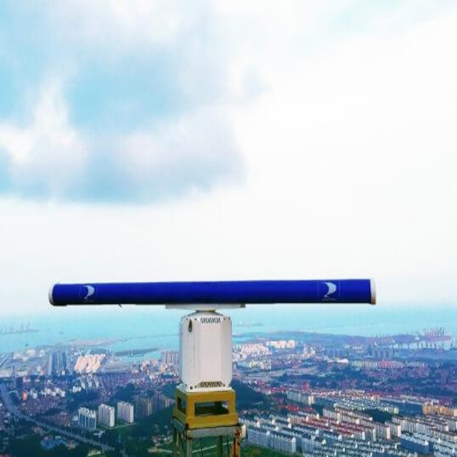 SKA ESR201-X X-band Solid-State Radar Camera Security Module with 2.4m Slit Waveguide Antenna and Tower Mount