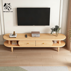 china supplier low cost customize in stock Modern Eco-Friendly <b>TV</b> <b>Sideboard</b> for Living Room Bedroom Newest Wood <b>TV</b> Cabinet - Product Image 4