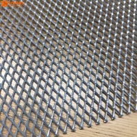 Grillage métallique galvanisé expansé de 3 mm d'épaisseur pour écrans de protection de convoyeurs industriels et filets antichute