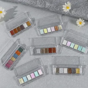 Polvo de Uñas Metálico Estilo Aurora Ultra Brillante de 6 Colores, Polvo Mágico de Espejo con Efecto Cromo y Cristal - Product Image 1