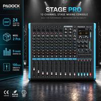 PADOCK Console de mixage numérique professionnelle 12 canaux - Nouvelle console d'effets numériques 99 DSP avec -ME-1200 Guangzhou