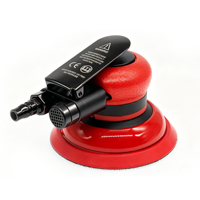Lijadora Orbital Neumática de Palma de 5 Pulgadas y 15000 RPM para Madera y Metal, Pulidora de Aire para Carrocería de Automóvil, Máquina de Lijado con Gancho y Bucle