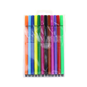 Ensemble de stylos feutres professionnels de haute qualité, 12 couleurs, écriture fluide pour le <span class=keywords><strong>dessin</strong></span> et la conception - Product Image 1