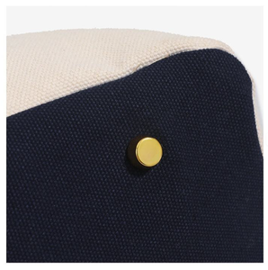 Bolsa de Compras Grande de Lona de Algodón para Mujer, Color Sólido, con Cierre de Cremallera Personalizable, Venta al Por Mayor - Product Image 2