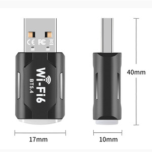 Free Driver 900mbps USB <strong>WiFi</strong> 6 BT5.4 WPA3 Dual Band 802.11ax <strong>WiFi</strong> Dongle Wireless <strong>Network</strong> Adapter for PC Laptop - Product Image 4