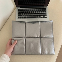 Housse pour ordinateur portable Soft Touch Puffer 13 pouces 14 pouces, étui magnétique pour ordinateur portable unisexe, grande capacité, sac de transport protecteur