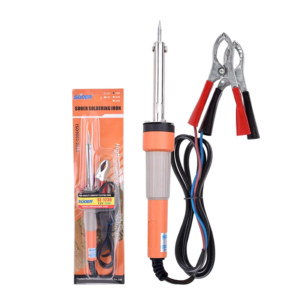 30W low voltage 12V electric soldering iron heating Light household welding pen