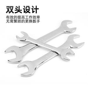 Clé à molette double extrémité chromée, métrique, hexagonale, en acier au carbone, qualité industrielle, finition miroir, outil à main pour réparation automobile, 24 mm, 34 mm - Product Image 3