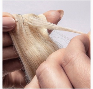 Extensions de cheveux vierges Remy à cuticules intactes, invisibles, russes, à double trame, sans perte, teintes, longueur personnalisable, lisses - Product Image 5
