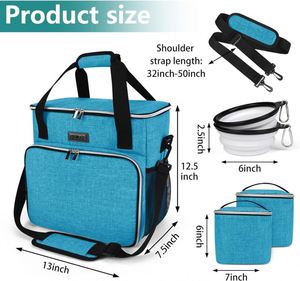 Free sample <b>Dog</b> Gear, Ultimate Week Away <b>Backpack</b>, Includes 2 Food <b>Carriers</b> and 2 Collapsible Silicone Bowls - Product Image 3