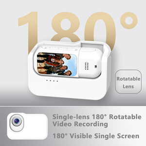 S70 户外高清运动相机 180 度可旋转镜头迷你运动相机 WiFi 1080P 视频博客相机 磁吸式骑行记录仪 - Product Image 2