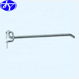 Kait Ganda Pelat Krom Baja untuk Panel Berlubang Rak Supermarket - Product Image 2