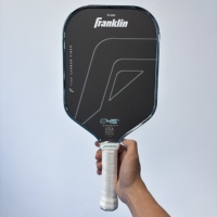 Vente en gros de C45 certifiés pour les tournois USAP-A °   Raquette de pickleball DYNASTY 16 mm avec noyau en mousse, forme allongée, bleue