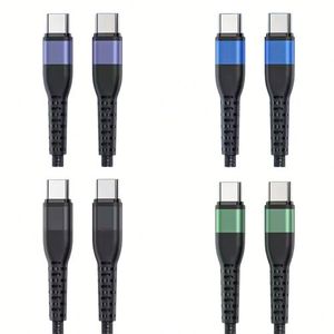 High Quality Durable Phone <b>Cable</b> Data Cord Nylon Wire 60W <b>Cables</b> Fully Compatible Mobile Phone Charging <b>Cables</b> - Product Image 1
