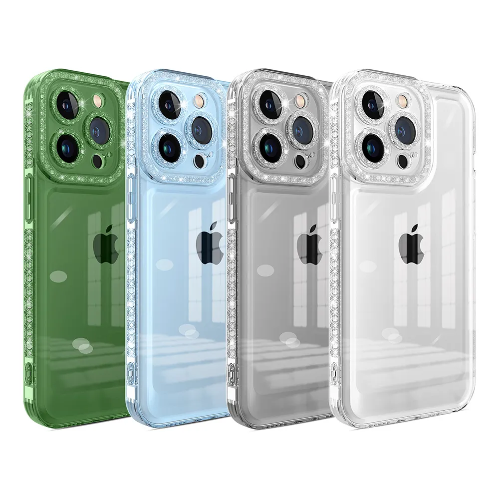 For iPhone 14 Pro Max Flash Diamond Phone Case For iPhone 14 Pro Shock and Drop Resistant Phone Case