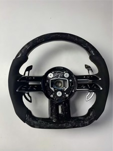 Volante de Fibra de Carbono con Cuero Perforado para Mercedes-Benz GLC GLC63 AMG, <span class=keywords><strong>Precio</strong></span> al por Mayor - Product Image 2