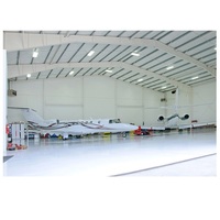Hangar préfabriqué bon marché industriel facile à assembler structure en acier pour petit avion