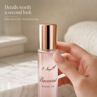 VILiLY25ml Parfum Unisex Floral Oriental dengan Aroma Saffron, Melati & Kayu Amber, Tahan Lama, Ukuran Perjalanan, Kemasan Retail