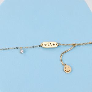 Bracelets de cheville en acier inoxydable avec signe du zodiaque - Product Image 3