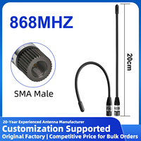 Antenne flexible 868 MHz pour connecteur S-MA mâle, modules sans fil IoT LoRa GT-800, plusieurs couleurs disponibles