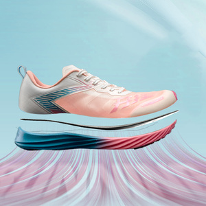 LS1056 thời trang đầy đủ duy nhất Carbon tấm đua Giày chạy Giày thoải mái chạy Sneaker - Product Image 4