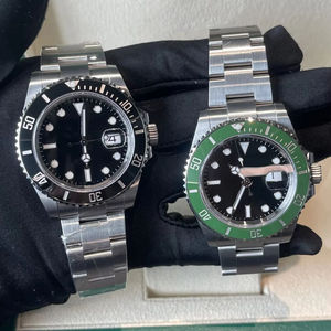 Reloj de hombre personalizado y a la moda, caja de acero inoxidable con cristal de zafiro, 44 mm de diámetro, reloj de marca de lujo - Product Image 2