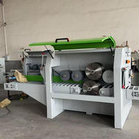 Scie à bois multi-lames à haut rendement pour la coupe de grumes, machine de scierie à table circulaire