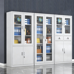 Tủ hồ sơ khóa kim loại lớn, công suất cao cho tài liệu số lượng lớn Tủ 4 cửa phù hợp cho kho & văn phòng doanh nghiệp - Product Image 5