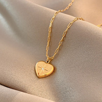 Colliers et chaînes ras-du-cou personnalisés en acier inoxydable plaqué or 18 carats, hypoallergéniques et inaltérables, bijoux de mode raffinés