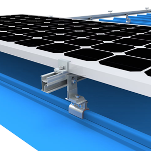Supports solaires en métal Klip-Lok Système de montage efficace sur le toit pour toutes les installations solaires sur le toit - Product Image 1