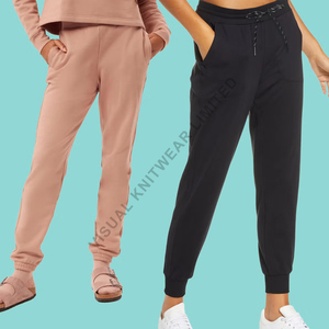 Venta al por mayor suministro Premium mujeres Jogger pantalones con bolsillos transpirable algodón mujeres Joggers para Fitness gimnasio y uso diario - Product Image 2