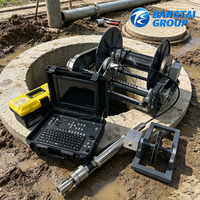 Système de caméra pour puits d'eau, caméra d'inspection de forage de 500 m, équipement vidéo HD étanche IP68 pour la réparation de puits profonds