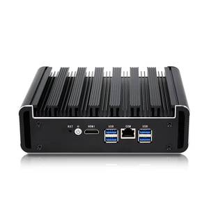 เราเตอร์ไฟร์วอลล์ Pfsense ใหม่ Intel Celeron Quad Core 6xRJ45 4USB DDR4 SSD พีซีขนาดเล็กแบบไม่มีพัดลม สำหรับธุรกิจ ใช้ AES-NI เกตเวย์เซิร์ฟเวอร์ - Product Image 4