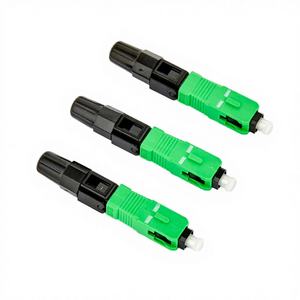 Fast SC/APC Optical Fiber <b>Connectors</b> <b>Quick</b> Assembly Indoor WiFi Network 1 Year Warranty 1260-1650nm Frequency Range - Product Image 4