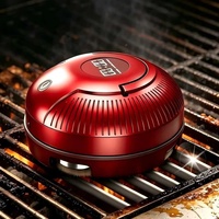 Brosse de nettoyage automatique pour barbecue électrique, en acier inoxydable 304, 4 têtes rotatives, sans fil, rechargeable, 6 modes numériques, sûre